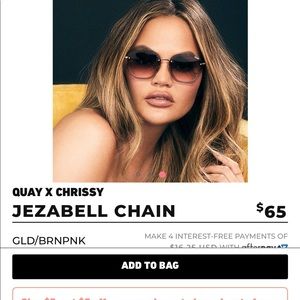 Quay x Chrissy “Jezabell Chain” (pink)